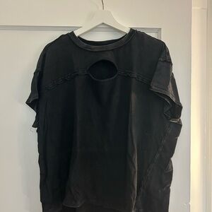 Free People: We The Free Distressed Cutout shirt